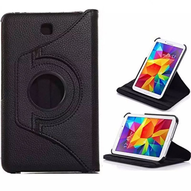 Samsung Galaxy Tab A 8.0 S pen 2015 T350 T355 P350 P355 Sarung Rotary Leather Case Flip Cover Casing Buku Book Folio Flipcover Putar Hardcase 360 Standing