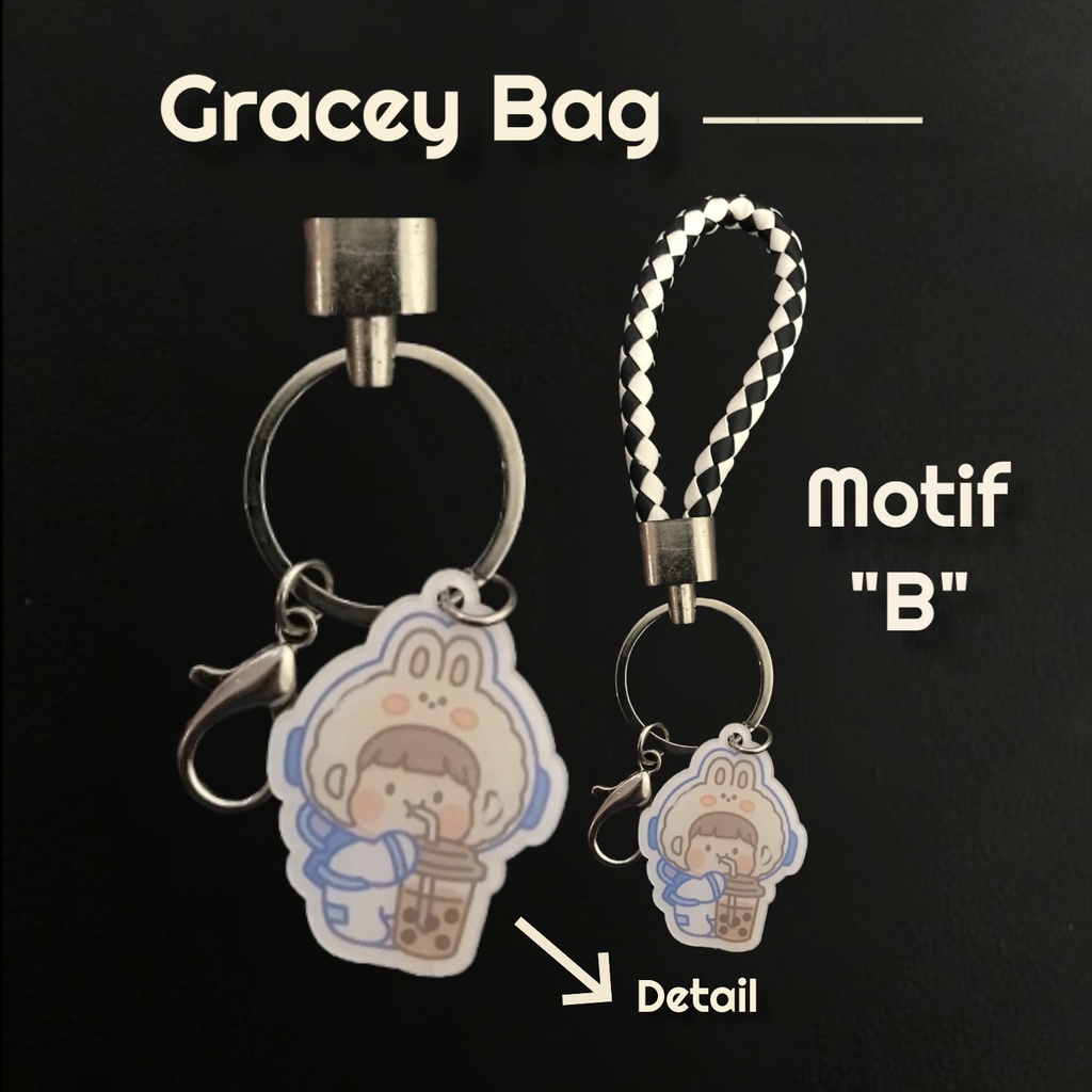 Gracey Bag Gantungan Kunci Lucu
