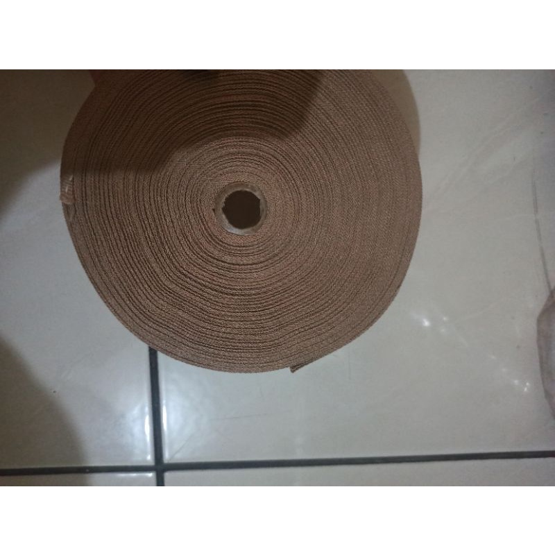 

Pita grossgrain bintik 1 roll 23 yard coklat susu