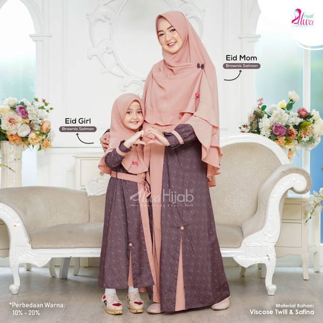 GAMIS SET ALWA HIJAB SYARI ORIGINAL PREMIUM NEW REMAJA DEWASA ANAK MOM DADI