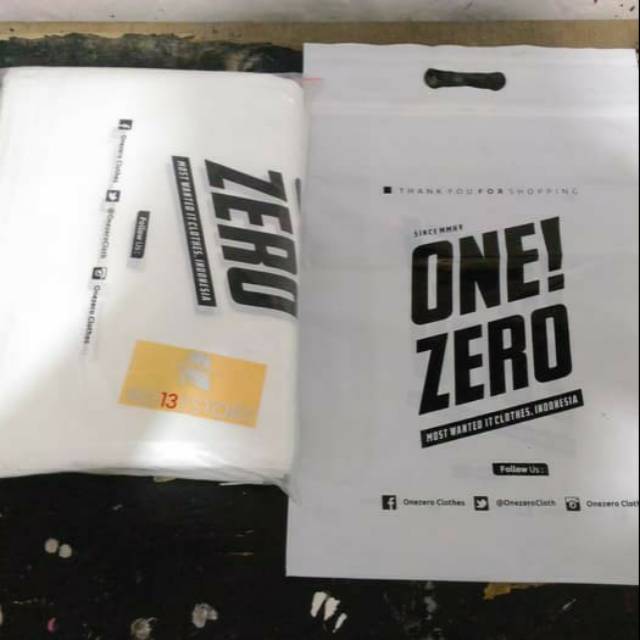 Sablon Plastik Baju Laundry Distro