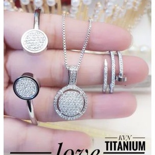 TiTanium set perhiasan wanita E32