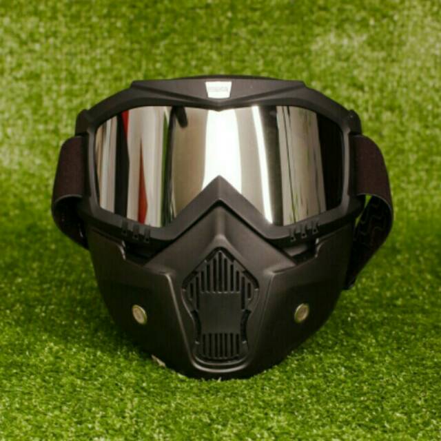 Goggle Mask Helm Bogo Retro