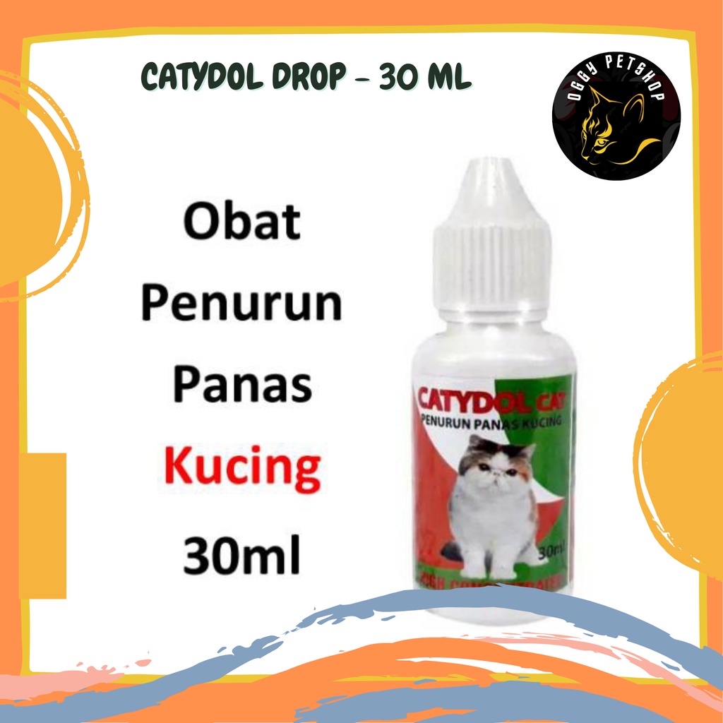 CATYDOL CAT-OBAT PENURUN PANAS DEMAM KUCING 30 ML