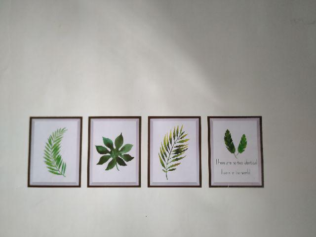 Wall Sticker Bingkai Daun Floral Wallsticker Sibd