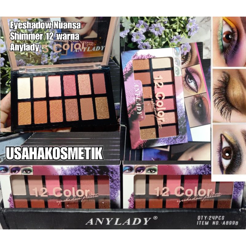 PROMO ECER!! Anylady Eyeshadow Pallete ANYLADY 9WARNA Best friend Forever NO. 925