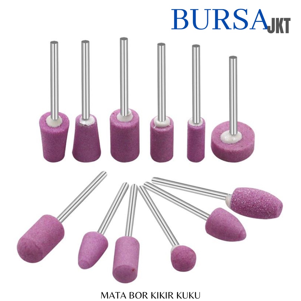 MATA BOR KIKIR KUKU ELEKTRIK MANICURE NAIL ART CUTTER POLISHING BUFFER FILES DRILL BIT ACCESSORIES I