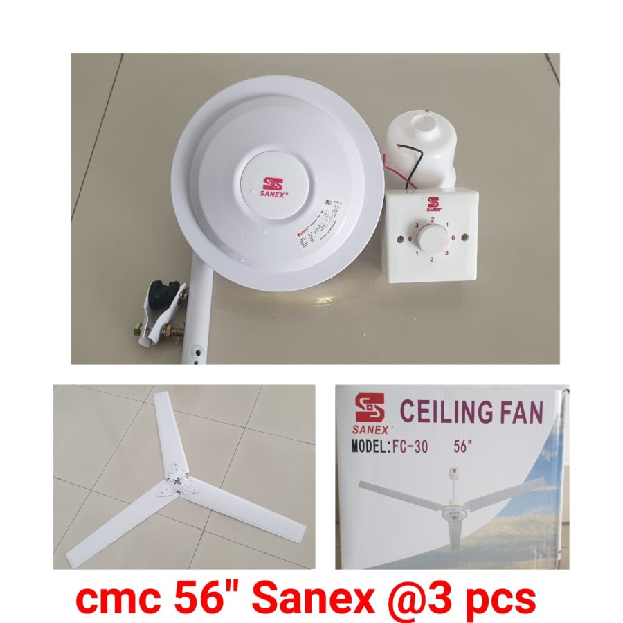 Kipas Angin Plafon Sanex Celing Fan 56Inch Sanex FC-30(Kipas Angin Langit-Langit)