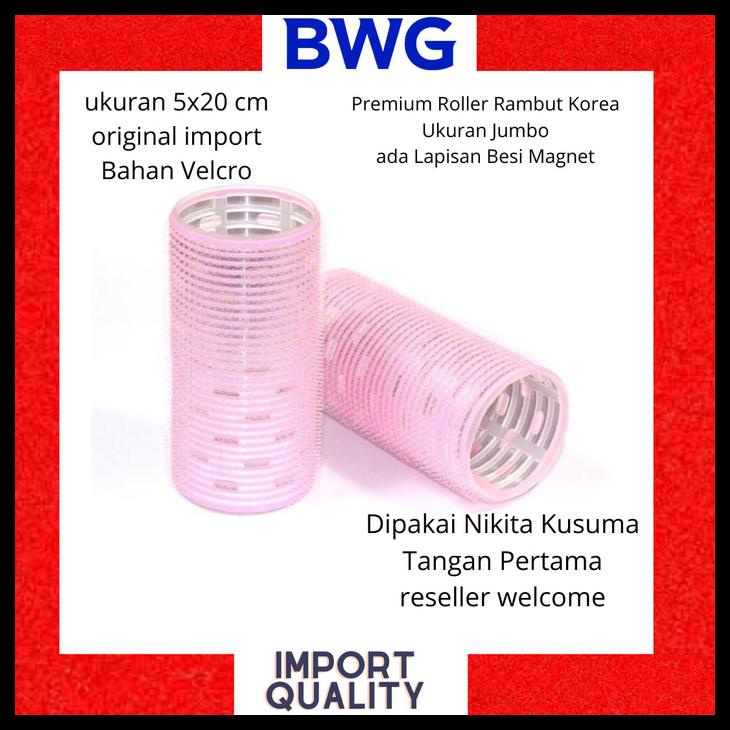 [READY STOCK] ROLL RAMBUT KOREA ROL RAMBUT BESAR UKURAN JUMBO HAIR CURLER PONI
