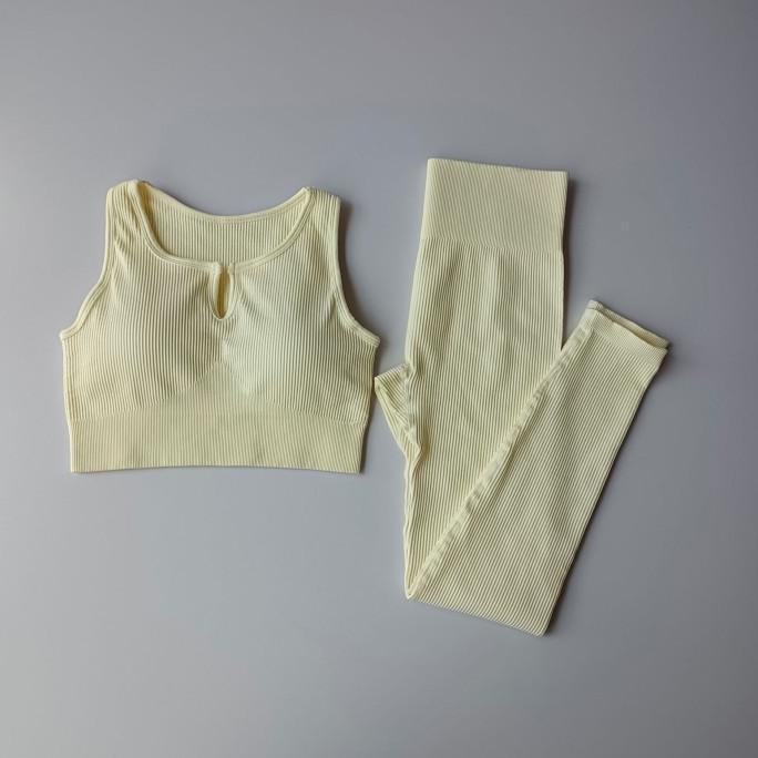 Lexy Set Yoga Pants and Sport Bra / Celana Tiktok Legging - Lanalgona