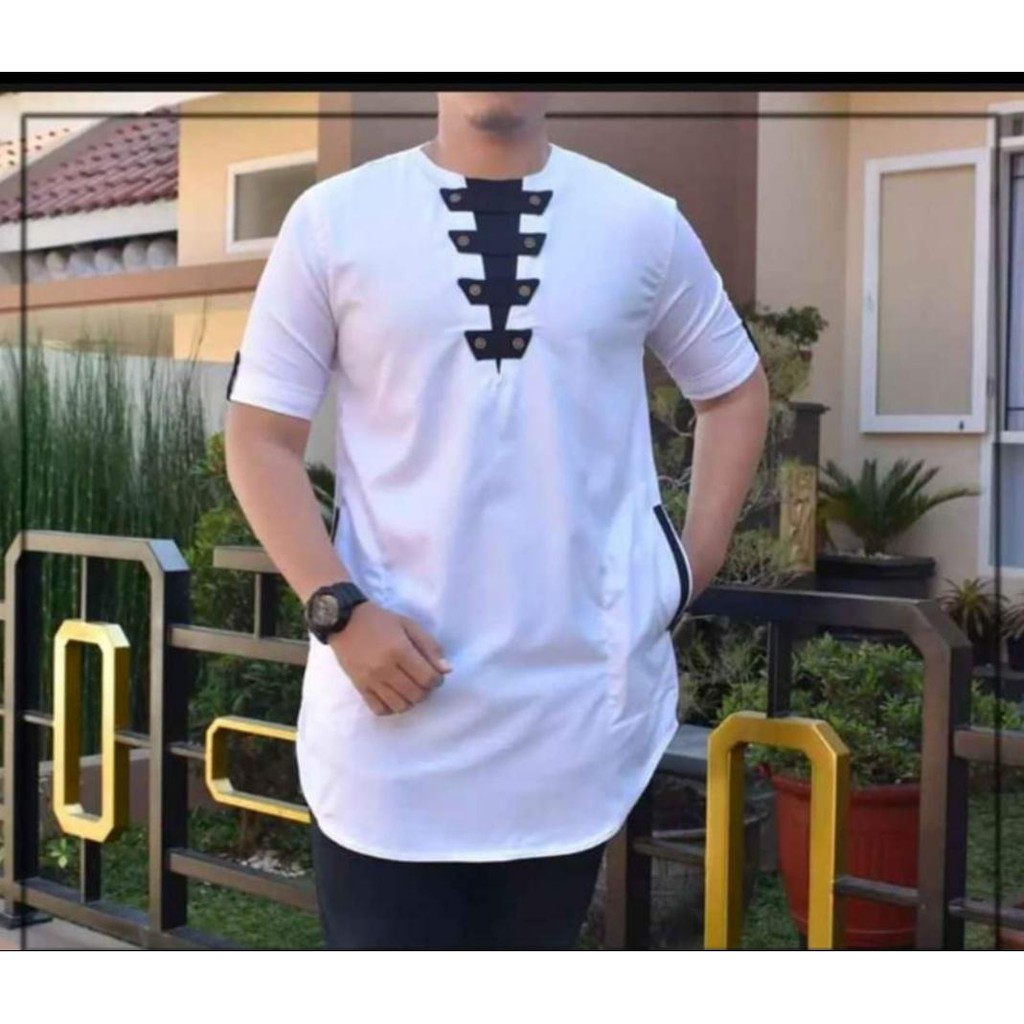 KOKO NOSI BAJU KOKOH PRIA MODEL SIMPLE SKODER