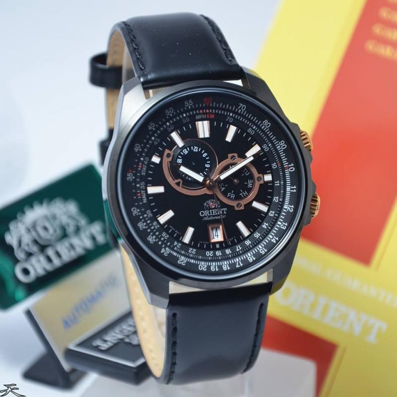 Jam Tangan Pria Orient FET0Q002B0 Leather Kulit Original