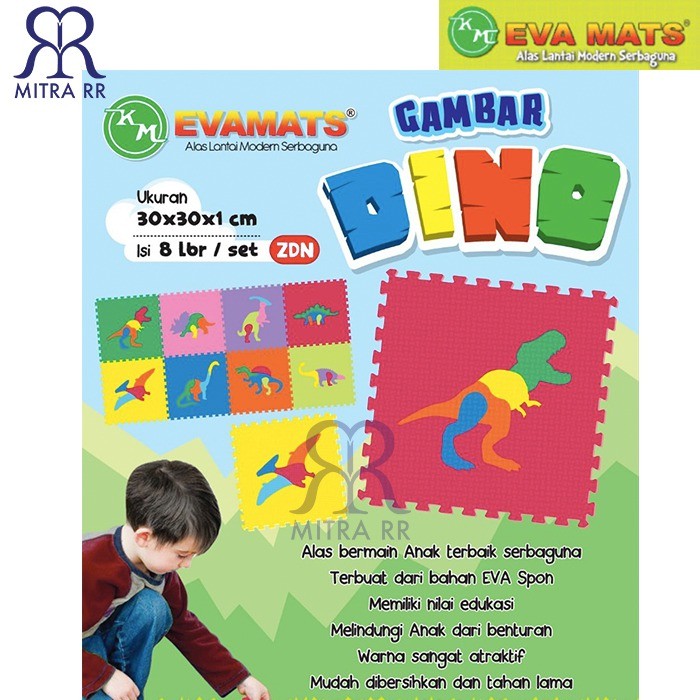 MitraRR Evamats GAMBAR KARAKTER / Karpet Puzzle Alas Lantai Evamat Asli