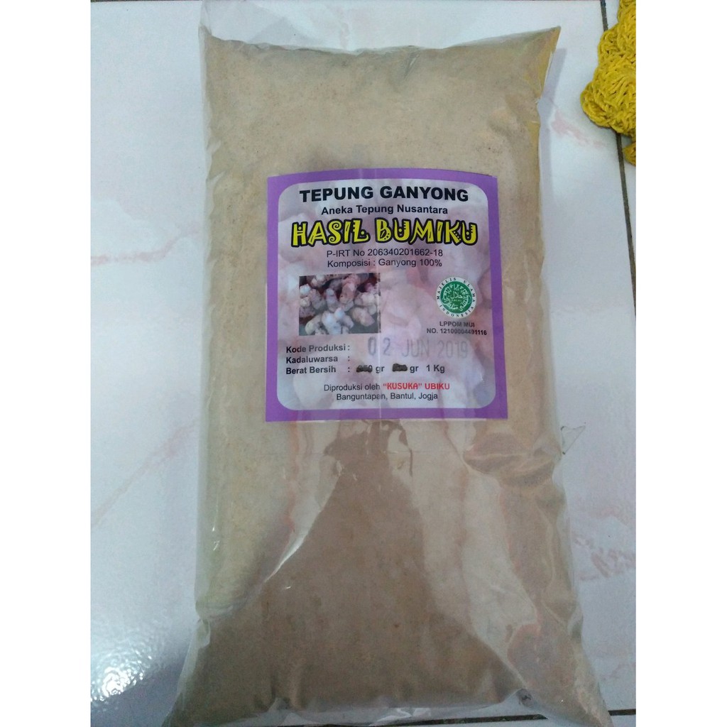 

Tepung GANYONG kemasan 100 gram