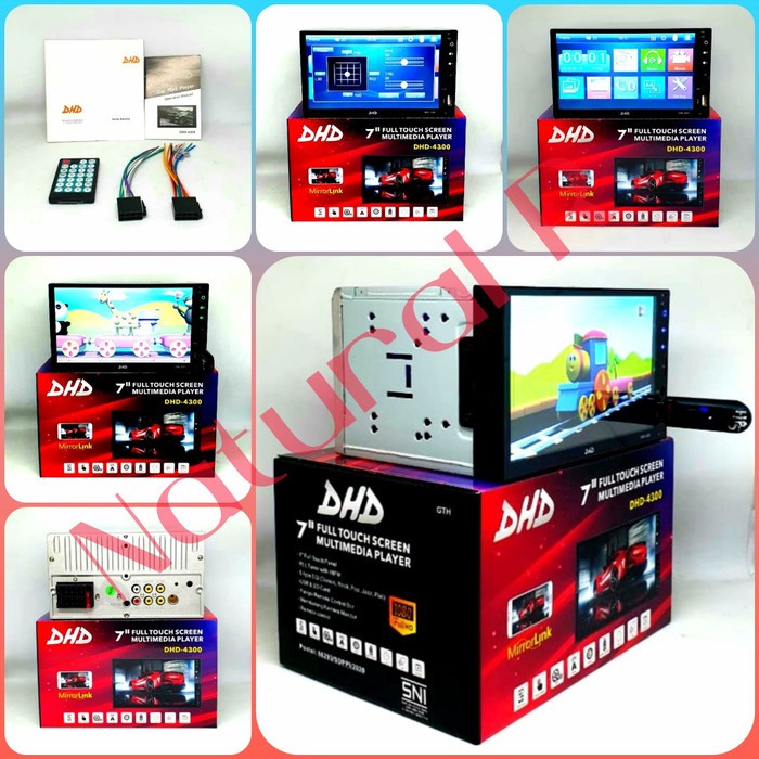 TV MOBIL HEADUNIT DOUBLEDIN MP5 DHD-4300 / 4300 FULLGLASS Diskon
