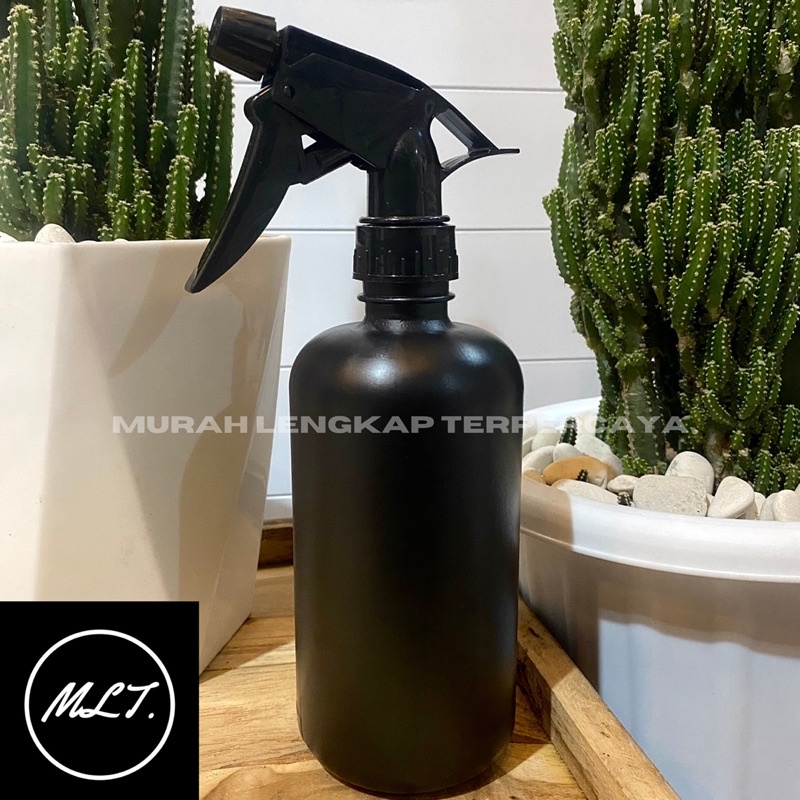 BOTOL TRIGGER SPRAY 500ML HITAM / BOTOL 500ML HITAM SPRAY TRIGGER / BOTOL SPRAY 500ML HITAM