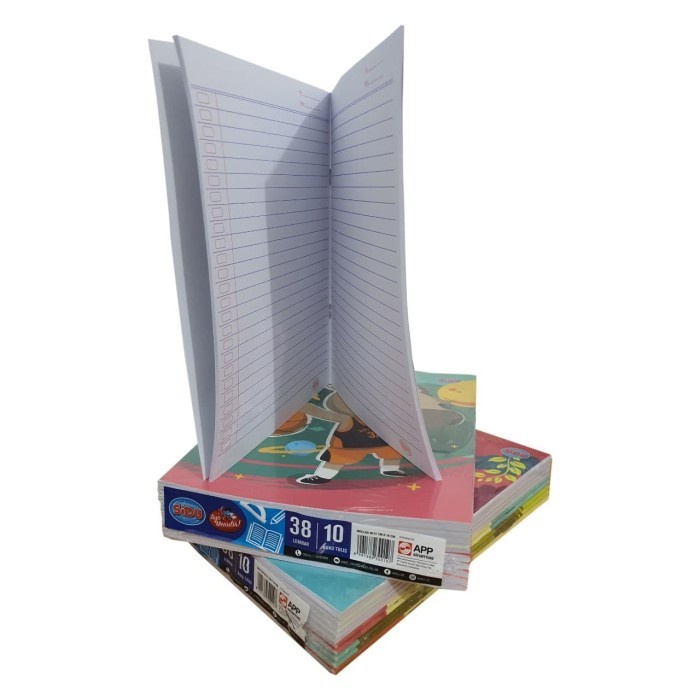 

Menakjubkan Buku Tulis Sidu 38 Lembar - Per Pack - Isi 10 Buku Trendi