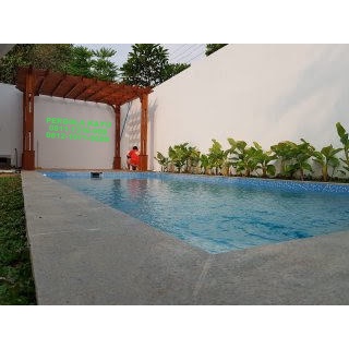 pergola untuk kolam