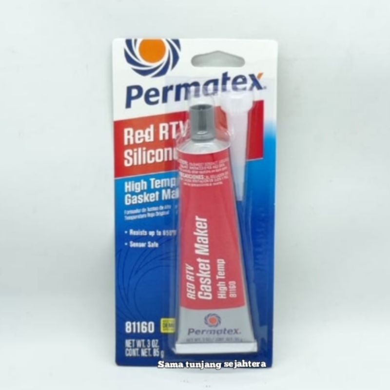 LEM PERMATEX RED - HIGH TEMP RED RTV SILICONE GASKER MAKER