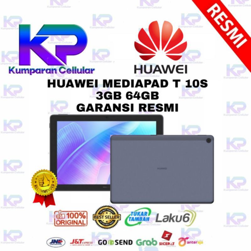 HUAWEI MEDIAPAD T10S 3GB 64GB GARANSI RESMI