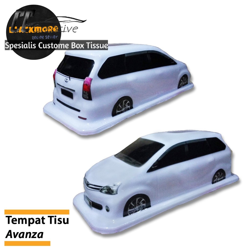 Tempat Tissue Mobil Miniatur Avanza (BISA CUSTOME)