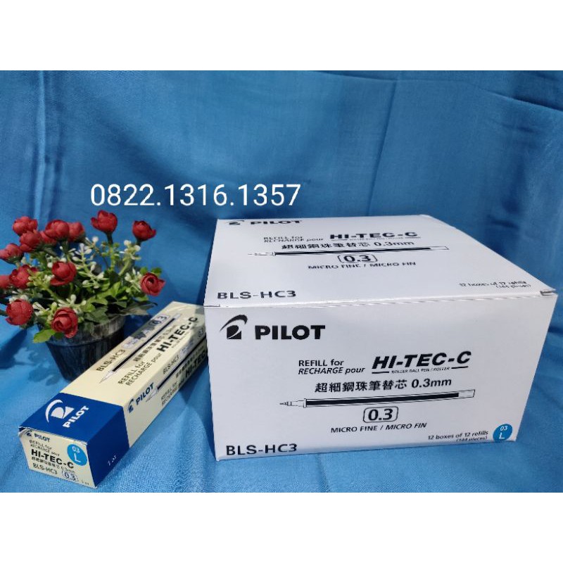 

bolpen Pilot Refill Hi-tec-c 0,3 mm warna bbiru Rp 168.000,-/lusin