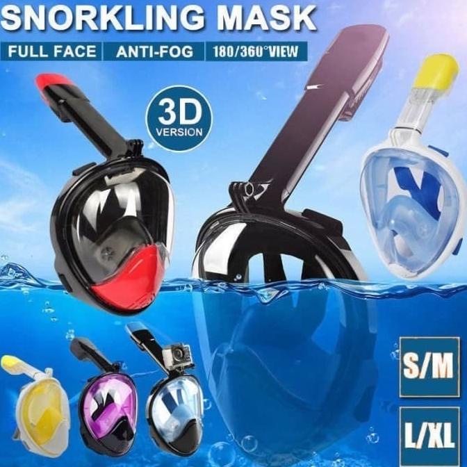 Snorkling Diving Scuba Snorkle SNORKELING Full Face Diving Murah