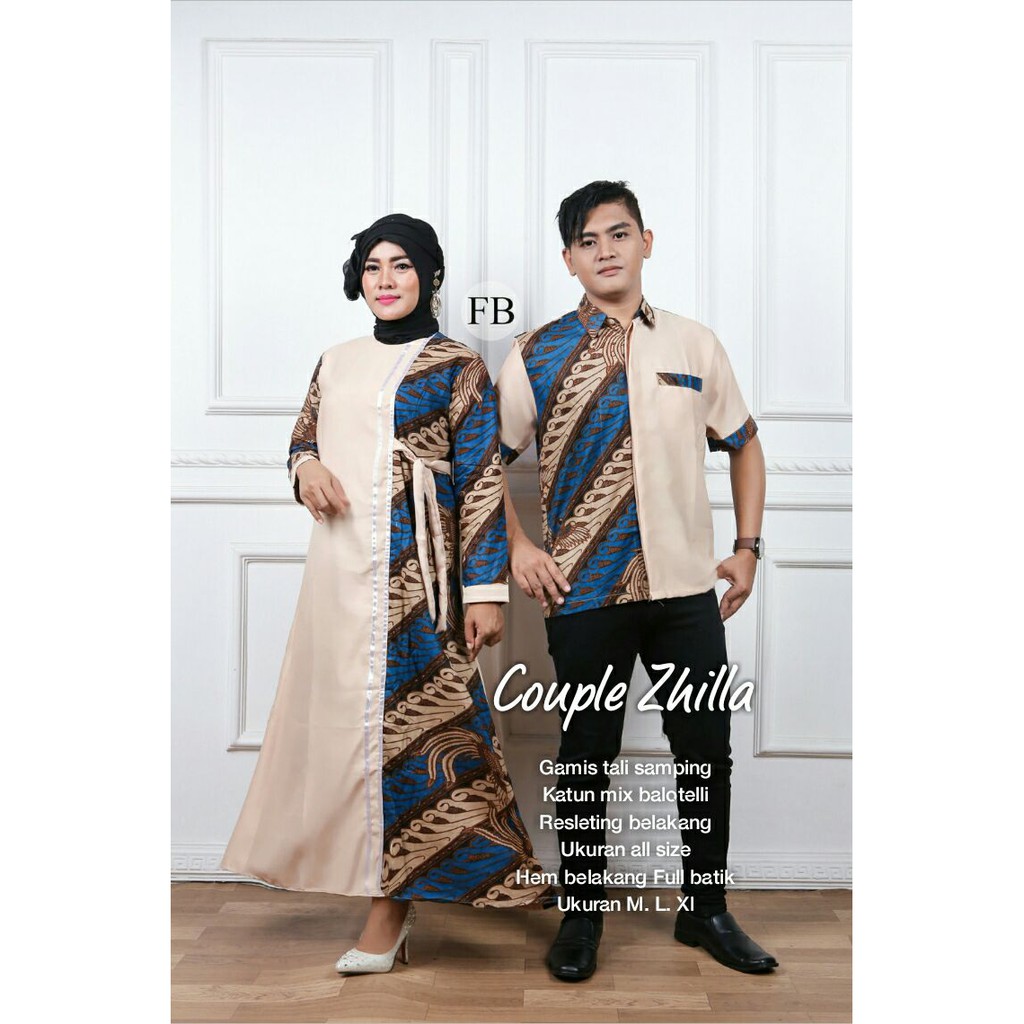 GROSIR BATIK GAMIS COUPLE ZHILLA