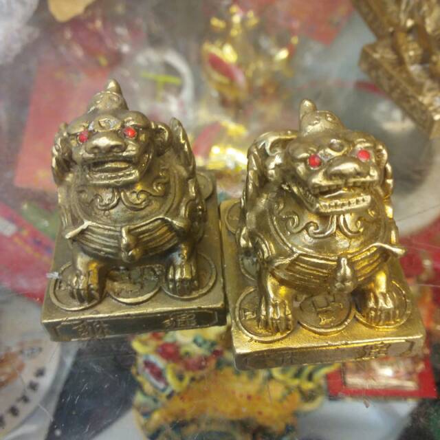 Patung Pixiu Fengshui Logam