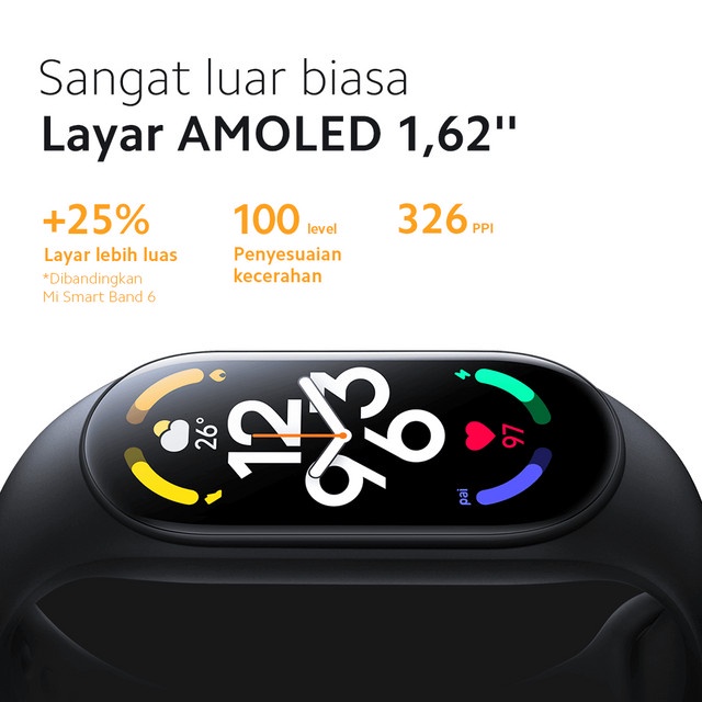 Smartwatch Xiaomi MI Band 7 1.62&quot; - Xiaomi Smart Band 7 Smartwatch
