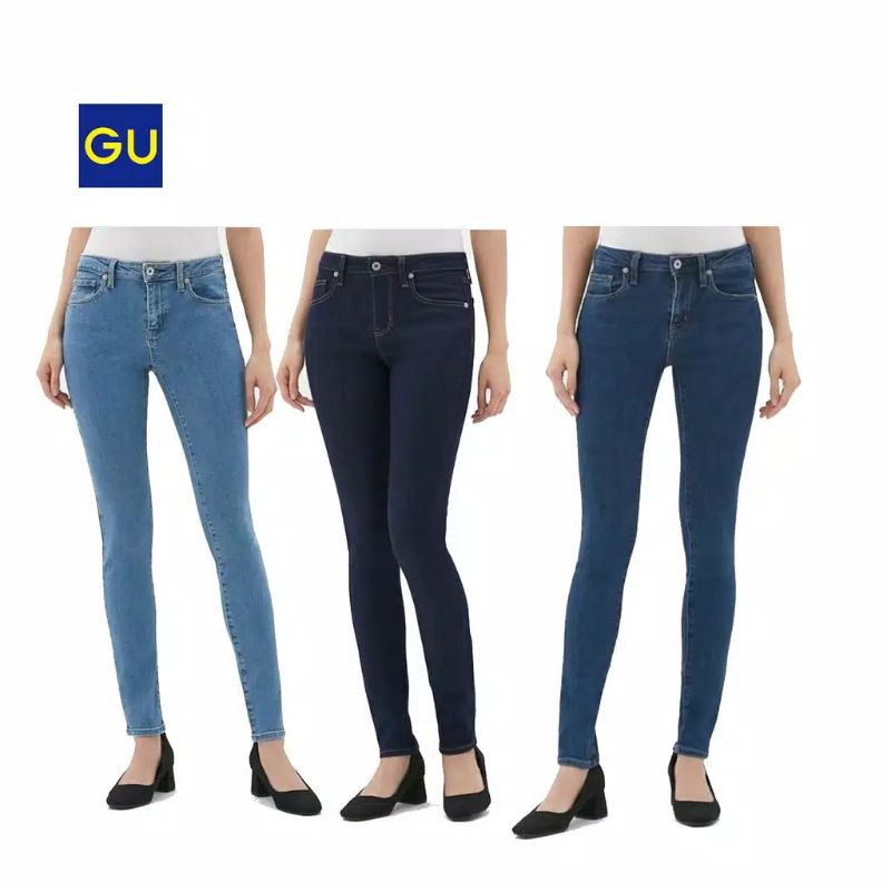 UN*QLO GU STRAIGHT SLIM SKINNY JEANS