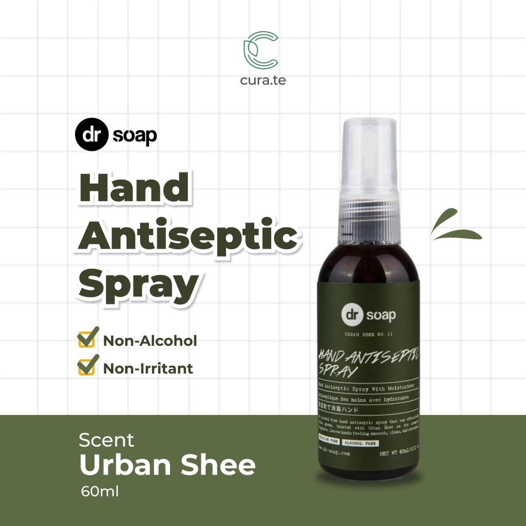 DR SOAP HAND ANTISEPTIC SPRAY NO ALCOHOL | SANITIZER ANTISEPTIK