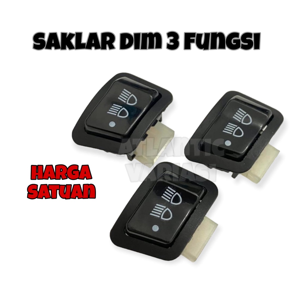 Jual Saklar Dim Fungsi On Off Jauh Dekat Harga Satuan Tombol Saklar Lampu Dim Tec Teck Pnp