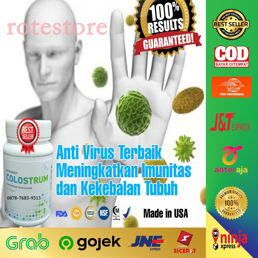 #Colostrum Synergy Satu botol isi 90 kapsul