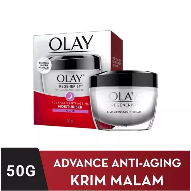 Olay Regenerist Revitalising Night Cream Pelembab 50g