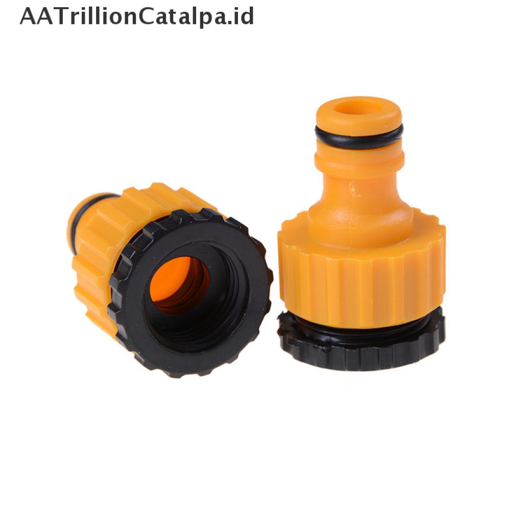 (AATrillionCatalpa) 5pcs Adapter Konektor Selang Air Bahan ABS 1 / 2 &quot;&amp; 3 / 4&quot; Untuk Taman