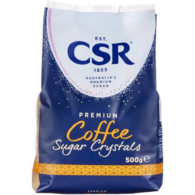 CSR PREMIUM COFFEE SUGAR CRYSTALS 500g