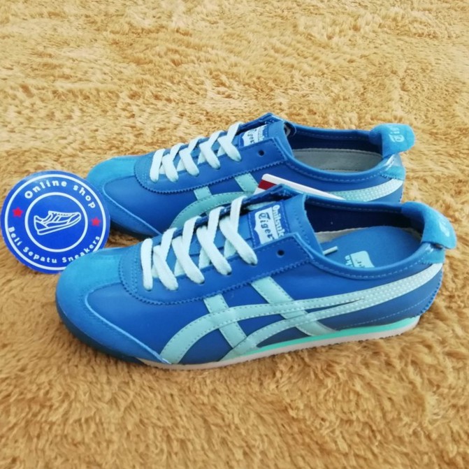  Onitsuka  Tiger  Mexico 66 Biru Muda Shopee Indonesia 