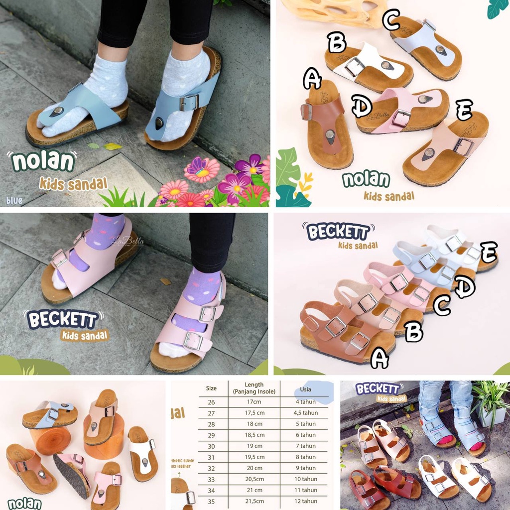 Sandal Nolan &amp; Beckett by Labella Feat