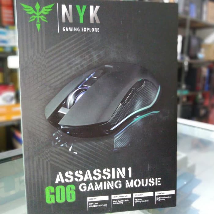 Mouse Gaming NYK Assasin G-06 LED Lightning