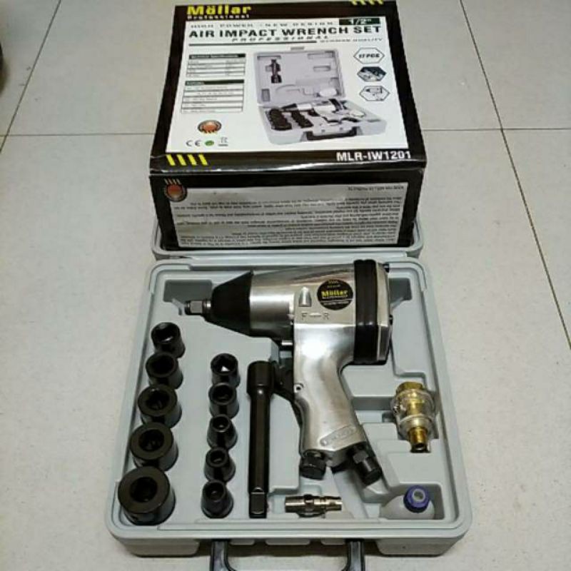 Air Impact Wrench set 1/2&quot; / Mesin pembuka baut mobil angin Mollar