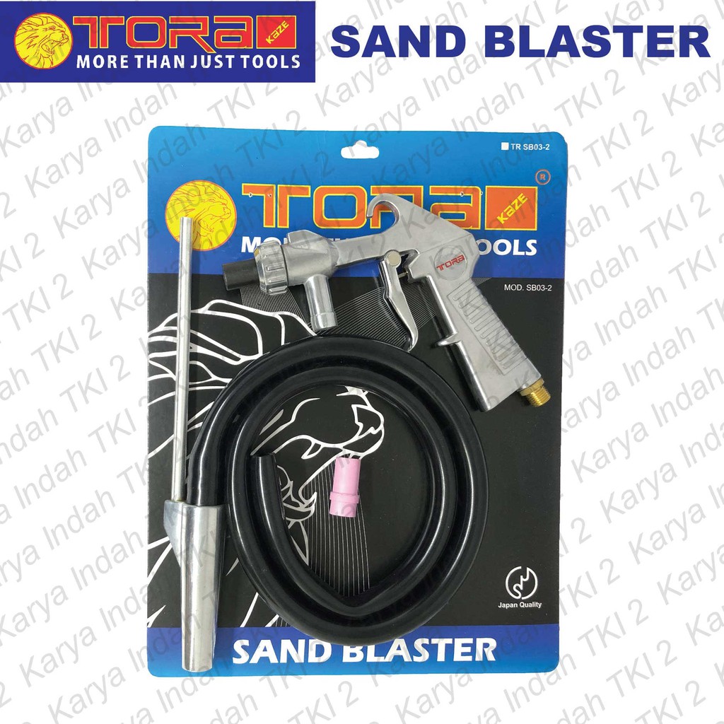 Air Sandblast Gun TORA Sand Blaster Sandblaster Tembakan Pasir Kaca Doff