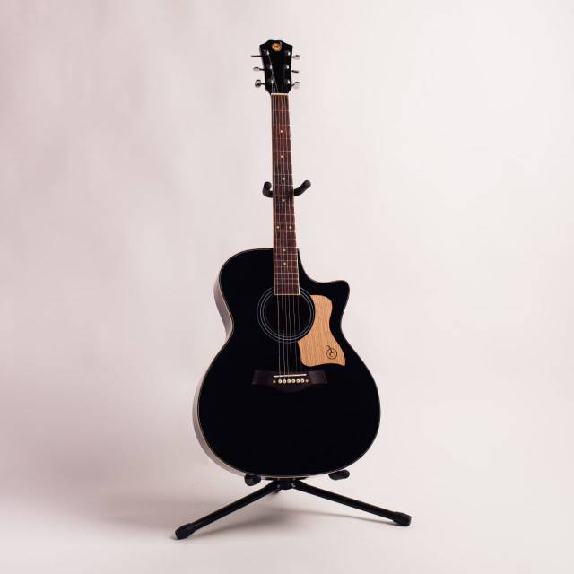 Gitar Akustik Mandalika MD-01 Hitam FULLSET