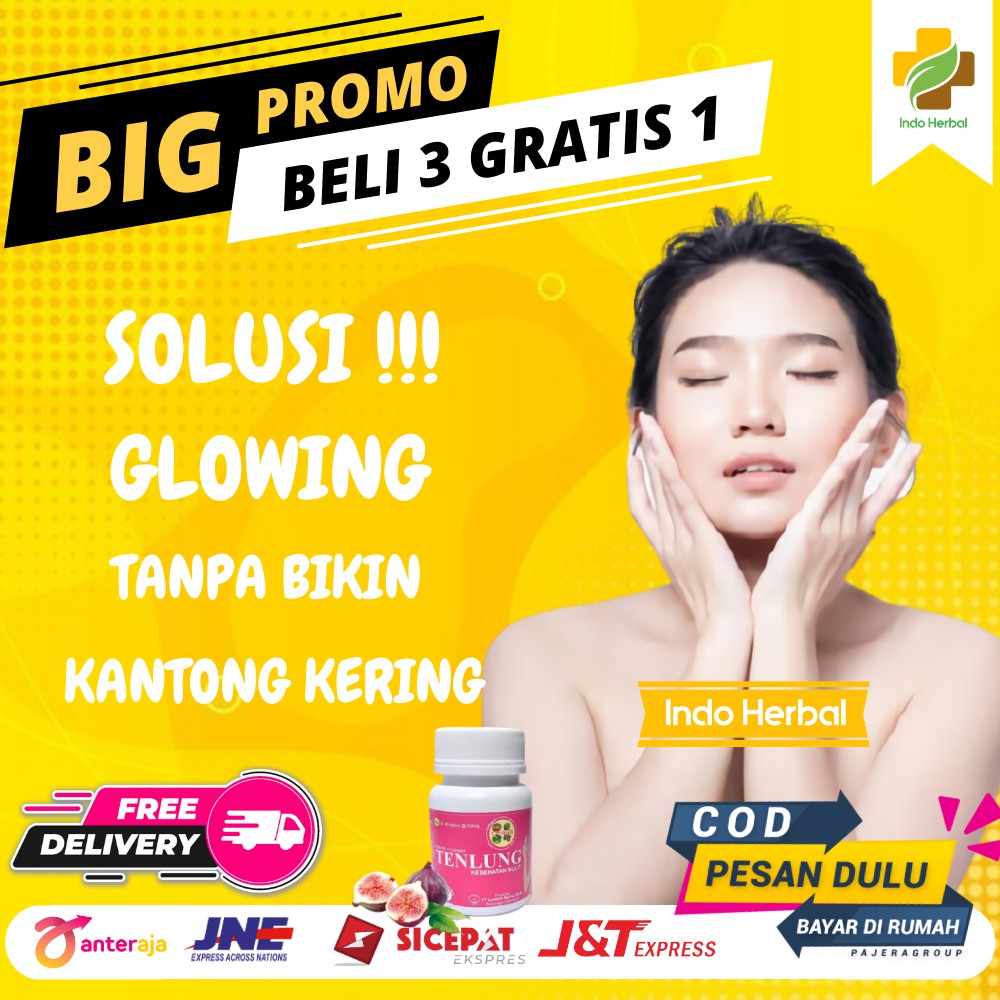 Kapsul Pencerah Pemutih Badan Permanen Kulit Wajah Glowing Pria Wanita Cowok Cewek Ampuh BPOM