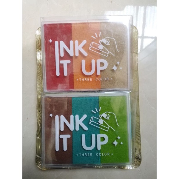 stamp ink pad /tinta stempel 3 warna