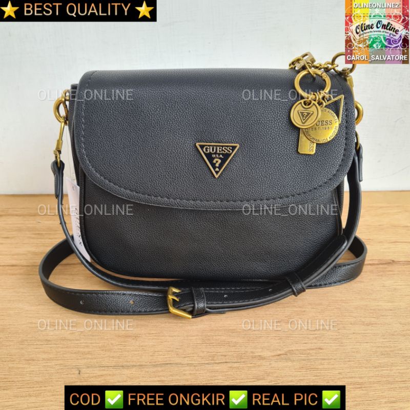 (WODB) Tas destiny flap digital sling bag shoulder bag jinjing three compartment roomy logo segitiga tali panjang shoulder baggb