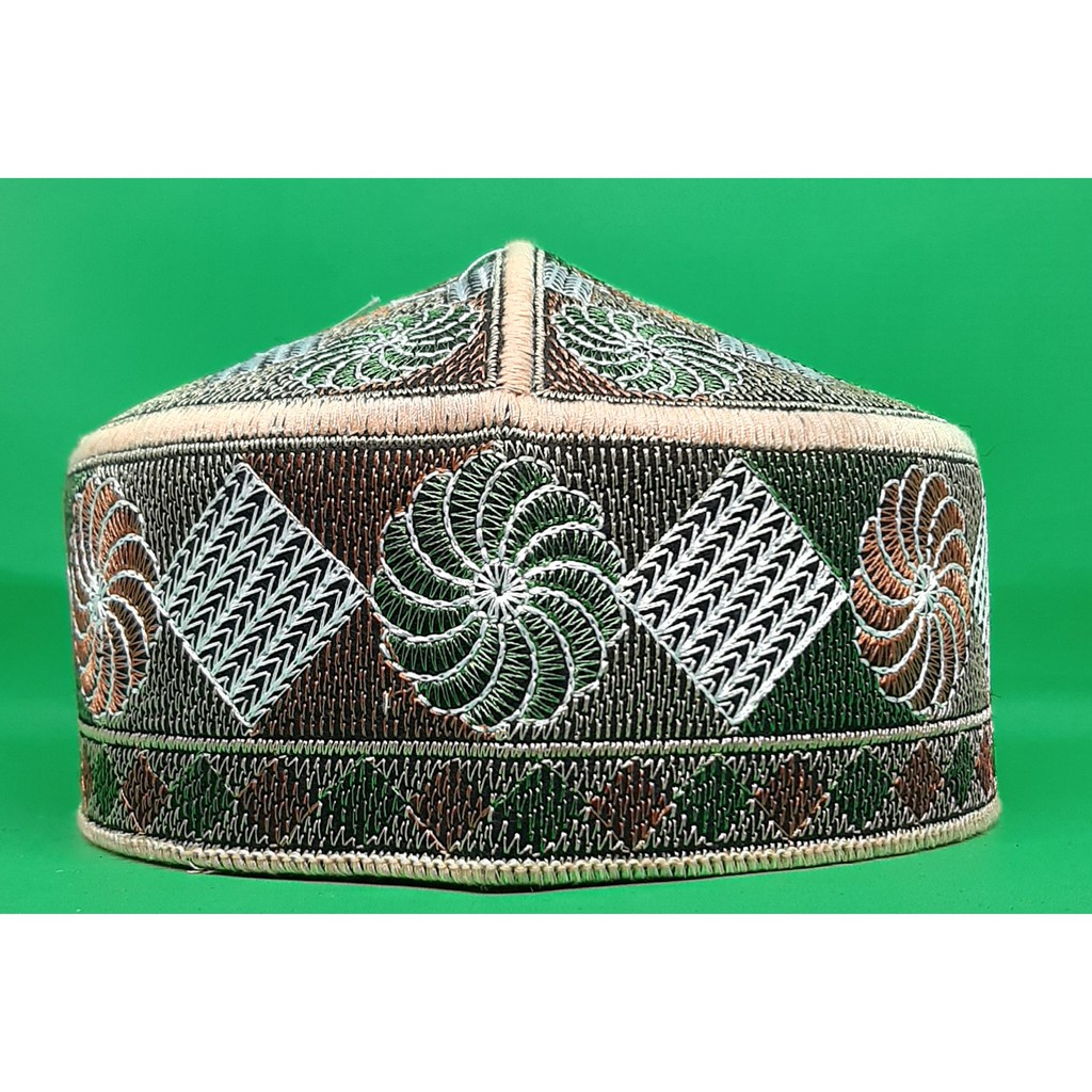 PECI KOPIAH PAKISTAN ANEKA MACAM MOTIF