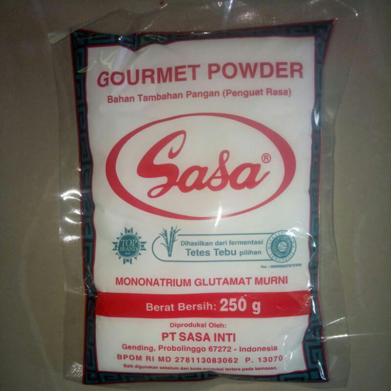 

SASA micin /penyedap rasa 250gr
