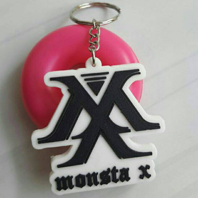 Gantungan kunci / keychain rubber Monsta x kpop