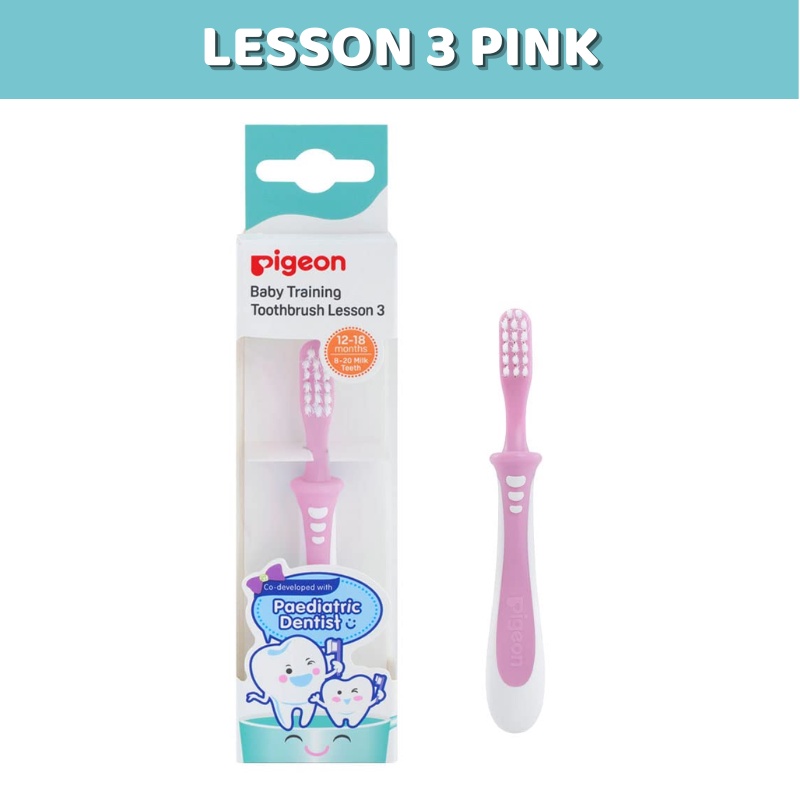 Pigeon Training Toothbrush Lesson 1 &amp; 2 &amp; 3 Sikat Gigi Anak